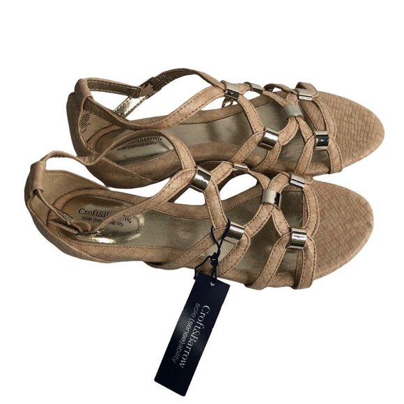 CROFT & BARROW sole (sense) ability SANDALS  sz‎ 8 NEW WITH TAG - Picture 4 of 7